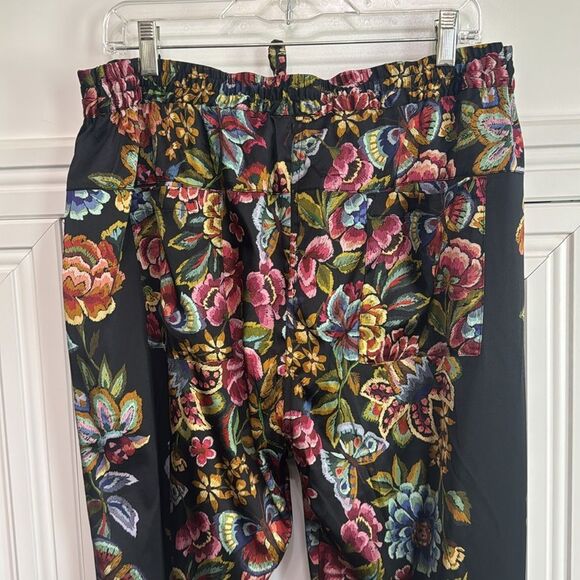 Johnny Was Silk Blend Joggers Genora Paneled‎ Joggers XL - Picture 6 of 9